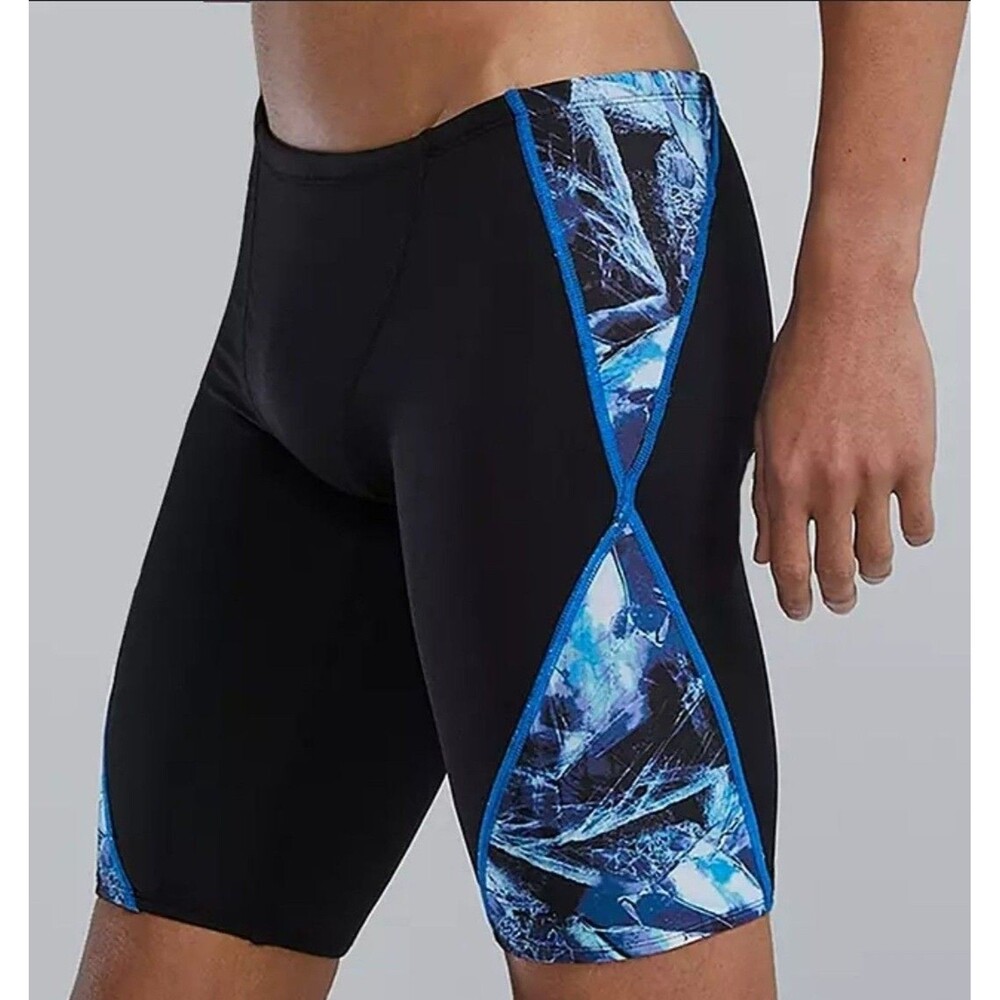 TYR Durafast Elite Men's Blue Ice Blade Jammer SZ 30 New